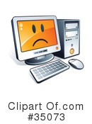 Computer Clipart #35073 by beboy