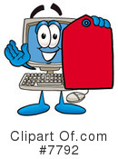 Computer Clipart #7792 by Mascot Junction