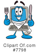 Computer Clipart #7798 by Mascot Junction