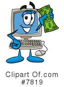 Computer Clipart #7819 by Mascot Junction