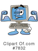 Computer Clipart #7832 by Mascot Junction