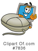 Computer Clipart #7836 by Mascot Junction