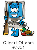 Computer Clipart #7851 by Mascot Junction