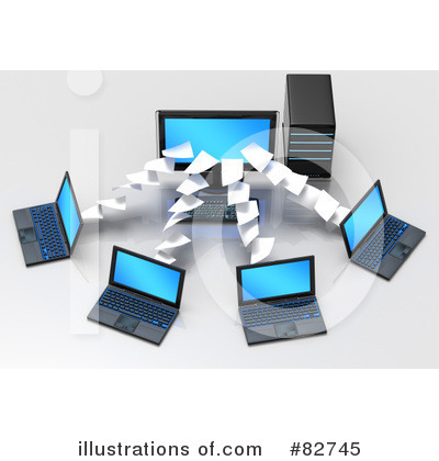 Royalty-Free (RF) Computer Clipart Illustration by Tonis Pan - Stock Sample #82745