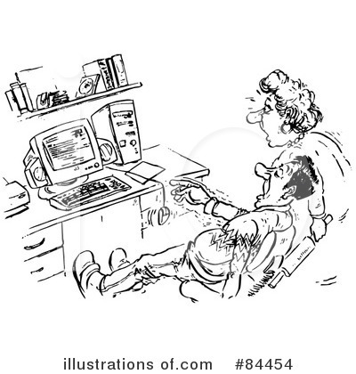 Computers Clipart #84454 by Alex Bannykh