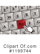 Computer Keyboard Clipart #1199744 by Vector Tradition SM