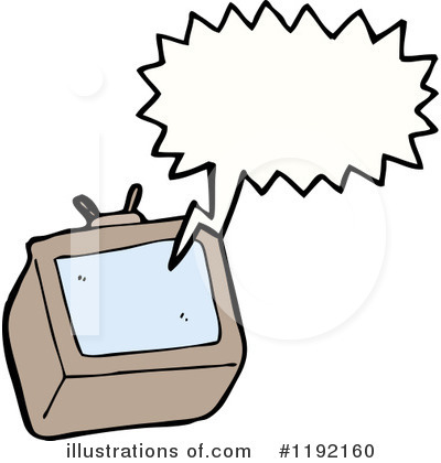 Royalty-Free (RF) Computer Monitor Clipart Illustration by lineartestpilot - Stock Sample #1192160