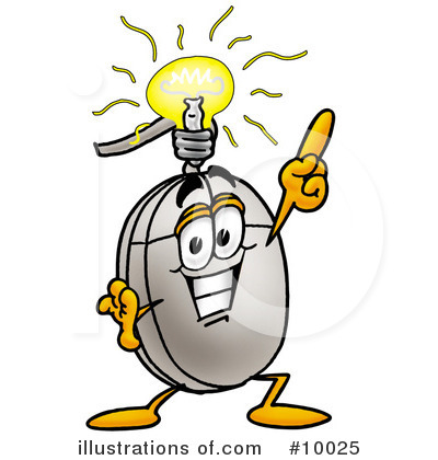 Light Bulb Clipart #10025 by Mascot Junction