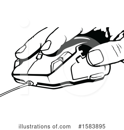 Royalty-Free (RF) Computer Mouse Clipart Illustration by dero - Stock Sample #1583895