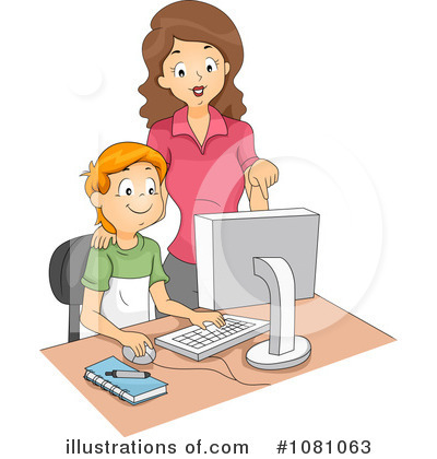 Royalty-Free (RF) Computers Clipart Illustration by BNP Design Studio - Stock Sample #1081063