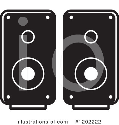 Speaker Clipart #1202222 by Lal Perera