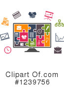 Computers Clipart #1239756 by Vector Tradition SM