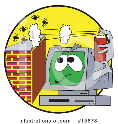 Computer Virus Clipart #15878 by Andy Nortnik