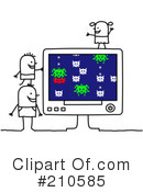Computers Clipart #210585 by NL shop