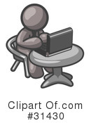 Computers Clipart #31430 by Leo Blanchette