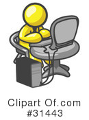 Computers Clipart #31443 by Leo Blanchette