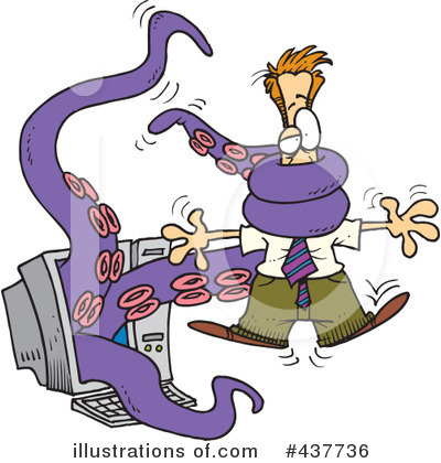 Computer Virus Clipart #437736 by toonaday