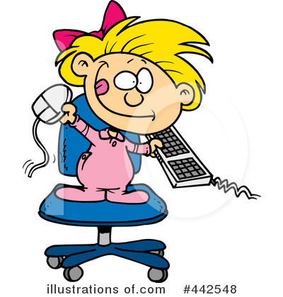 Computer Keyboard Clipart #442548 by toonaday