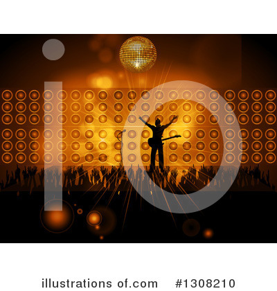 Royalty-Free (RF) Concert Clipart Illustration by elaineitalia - Stock Sample #1308210