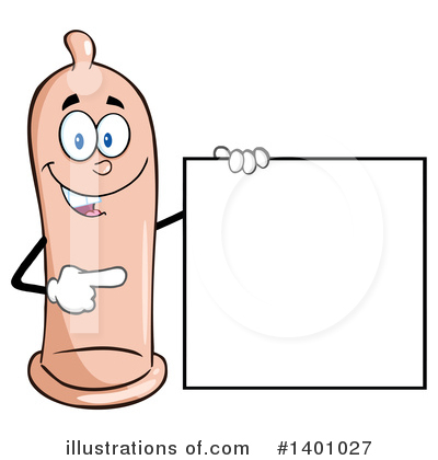 Royalty-Free (RF) Condom Mascot Clipart Illustration by Hit Toon - Stock Sample #1401027