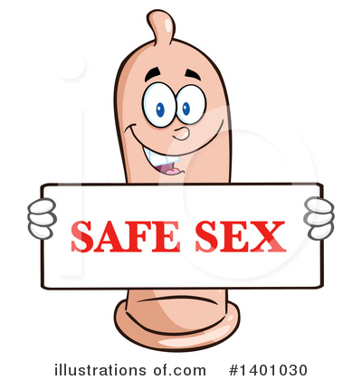 Royalty-Free (RF) Condom Mascot Clipart Illustration by Hit Toon - Stock Sample #1401030