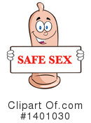 Condom Mascot Clipart #1401030 by Hit Toon