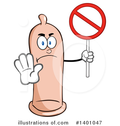 Condom Mascot Clipart #1401047 by Hit Toon
