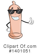 Condom Mascot Clipart #1401051 by Hit Toon