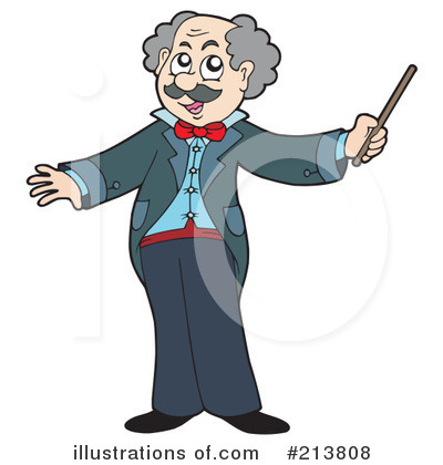 Royalty-Free (RF) Conductor Clipart Illustration by visekart - Stock Sample #213808