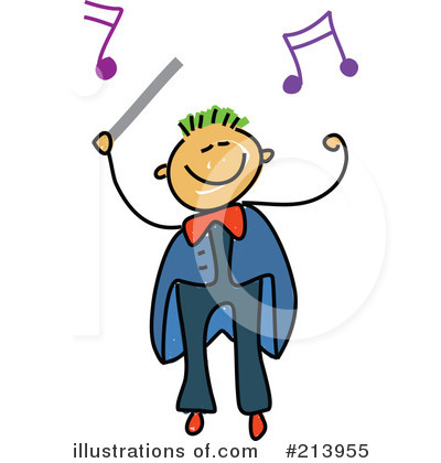 Royalty-Free (RF) Conductor Clipart Illustration by Prawny - Stock Sample #213955