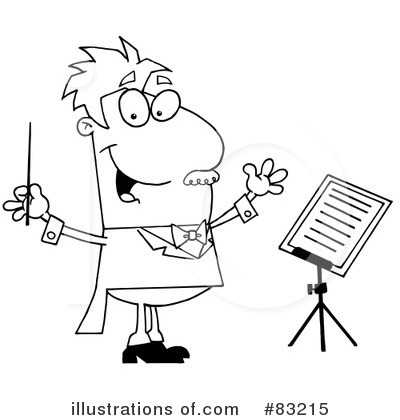 Royalty-Free (RF) Conductor Clipart Illustration by Hit Toon - Stock Sample #83215