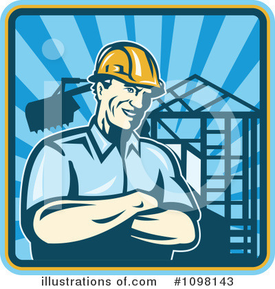 Royalty-Free (RF) Construction Clipart Illustration by patrimonio - Stock Sample #1098143