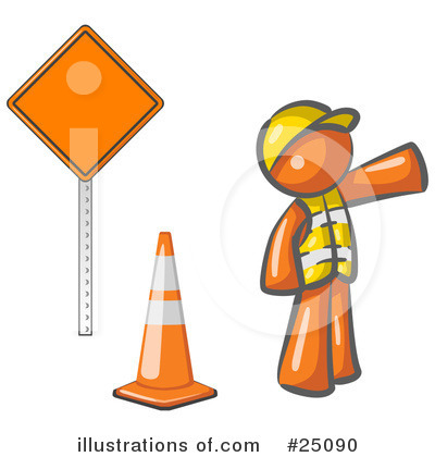 Traffic Cone Clipart #25090 by Leo Blanchette