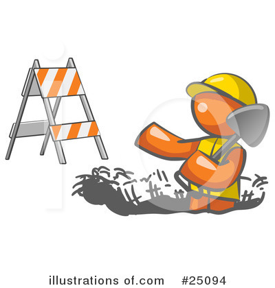 Caution Clipart #25094 by Leo Blanchette