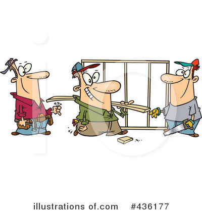 Royalty-Free (RF) Construction Clipart Illustration by toonaday - Stock Sample #436177