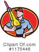 Construction Worker Clipart #1170446 by patrimonio