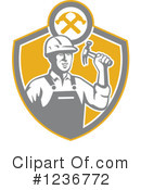 Construction Worker Clipart #1236772 by patrimonio