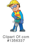 Construction Worker Clipart #1356337 by visekart