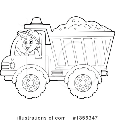 Royalty-Free (RF) Construction Worker Clipart Illustration by visekart - Stock Sample #1356347
