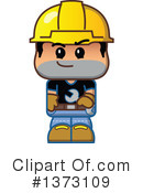 Construction Worker Clipart #1373109 by Clip Art Mascots