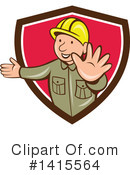 Construction Worker Clipart #1415564 by patrimonio