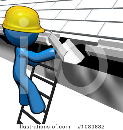 Royalty-Free (RF) Contractor Clipart Illustration by Leo Blanchette - Stock Sample #1080882