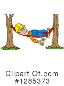 Contractor Clipart #1285373 by LaffToon