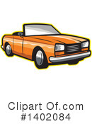 Convertible Car Clipart #1402084 by patrimonio