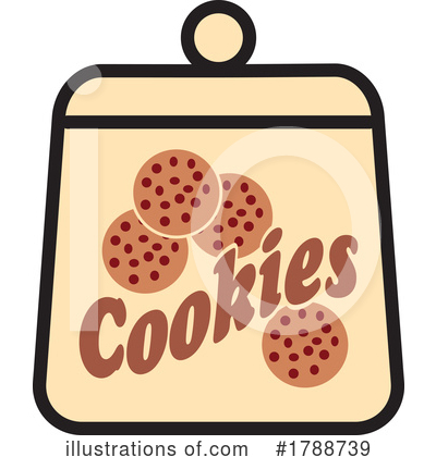 Royalty-Free (RF) Cookies Clipart Illustration by Johnny Sajem - Stock Sample #1788739