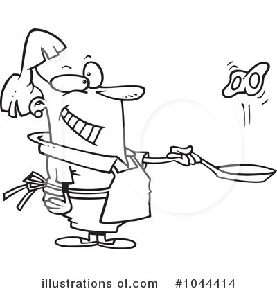Royalty-Free (RF) Cooking Clipart Illustration by toonaday - Stock Sample #1044414