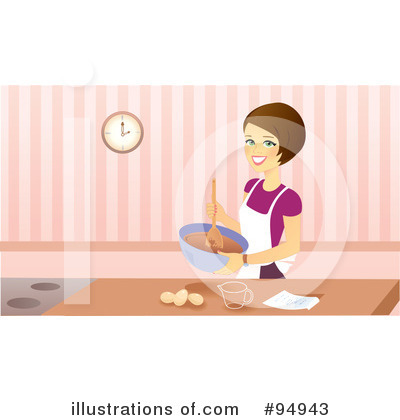 Royalty-Free (RF) Cooking Clipart Illustration by Monica - Stock Sample #94943