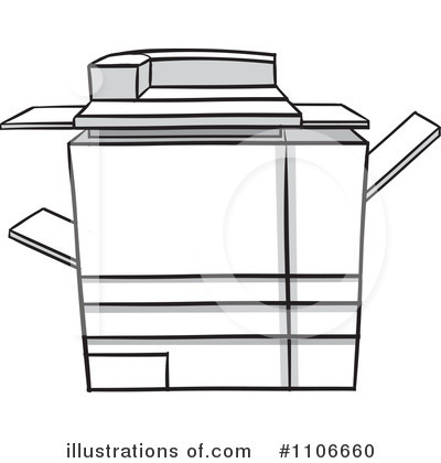 Copiers Clipart #1106660 by Cartoon Solutions