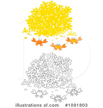 Royalty-Free (RF) Coral Clipart Illustration by Alex Bannykh - Stock Sample #1091803