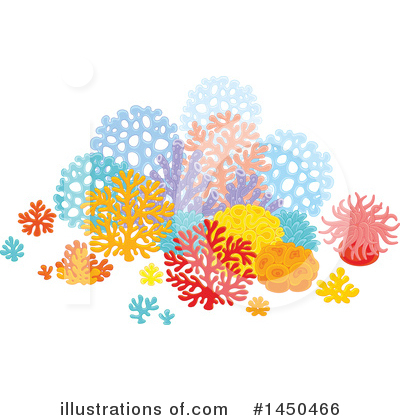 Royalty-Free (RF) Coral Clipart Illustration by Alex Bannykh - Stock Sample #1450466